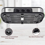Triple Slow Cooker Buffet Server – 3 × 1.5-Quart Ceramic Pots with Adjustable Temperature