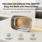 1.5L Electric Lunch Box Food Warmer – 60W Portable Food Heater for Car & Home