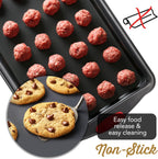 15-Piece Nonstick Carbon Steel Bakeware Set with Silicone Handles