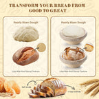 Sourdough Starter Kit – Bread Baking Kit with Starter Jar & Proofing Basket