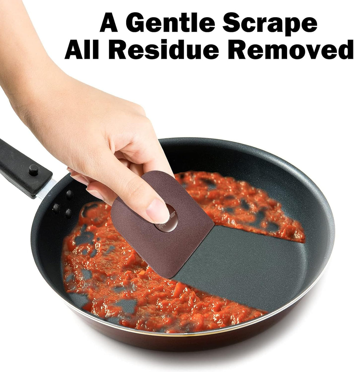 5-Piece Plastic Pan & Pot Scraper Set – Kitchen Dish Cleaning Tools