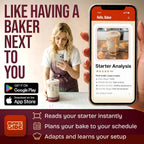 Sourdough Starter Kit – 9-Inch Proofing Basket & Silicone Bread Sling