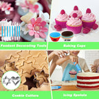 236-Piece Cake Decorating Kit | Piping Bags & Icing Tips