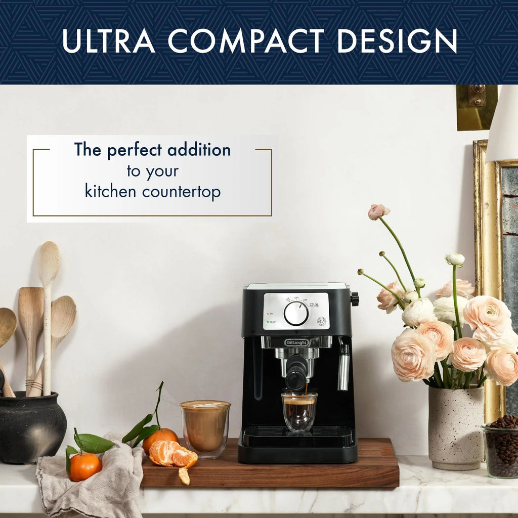 Stilosa Espresso Machine – Compact Manual Espresso & Cappuccino Maker