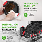 10-Piece Nonstick Carbon Steel Bakeware Set with Silicone Handles